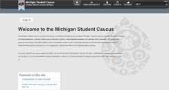 Desktop Screenshot of michiganstudentcaucus.org